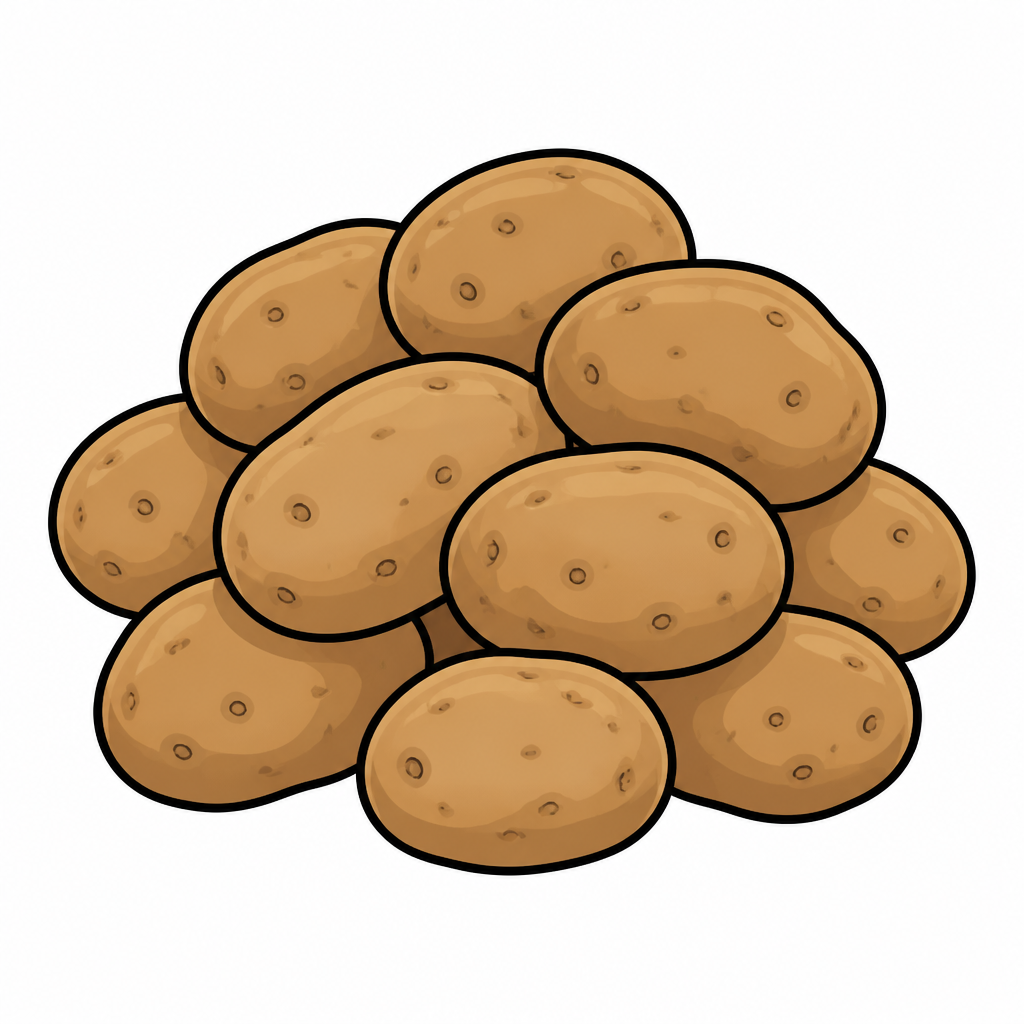 Two catties of potatoes