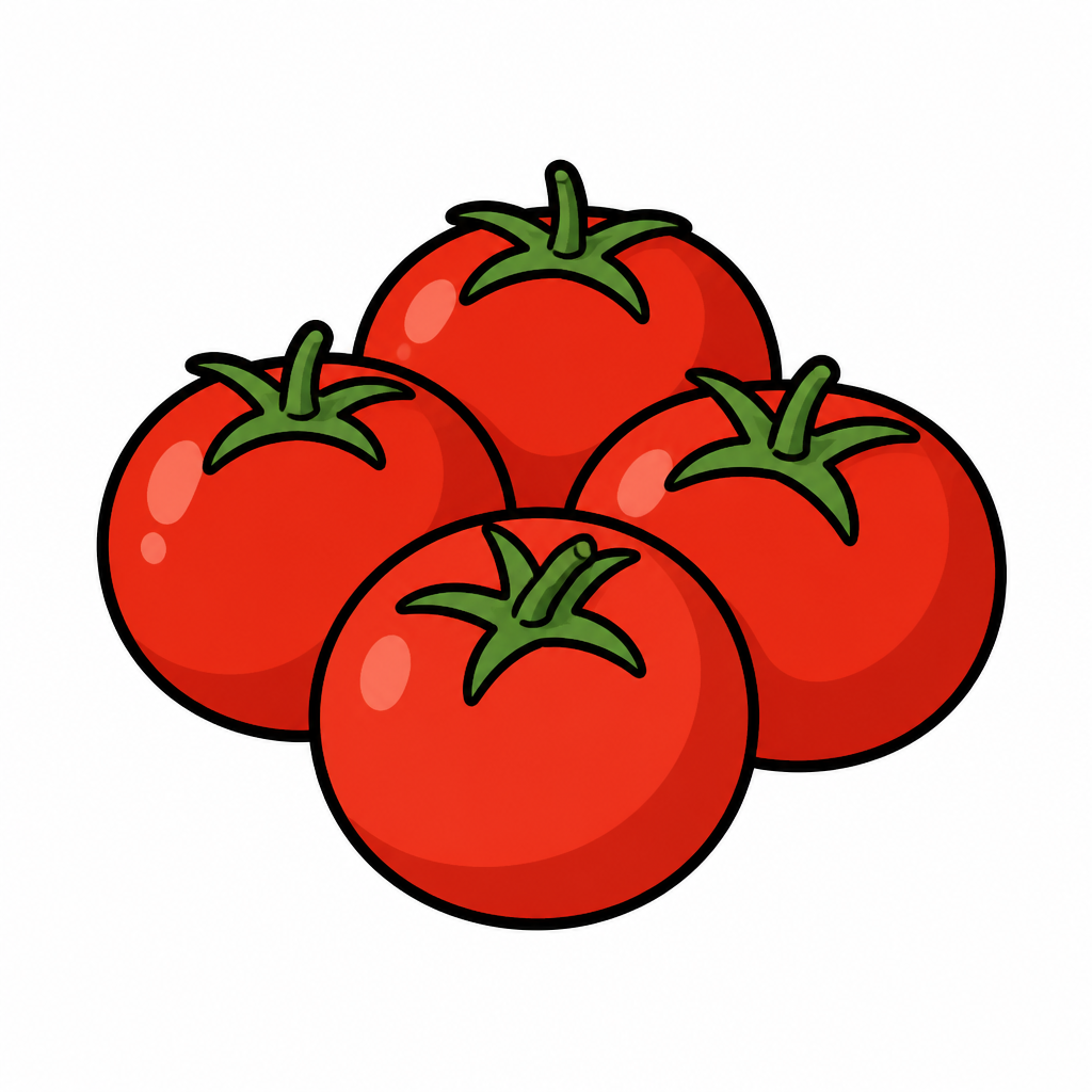 Half a catty of tomatoes