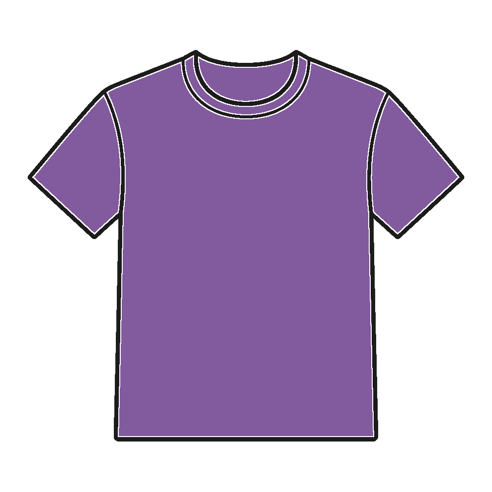 purple T-shirt