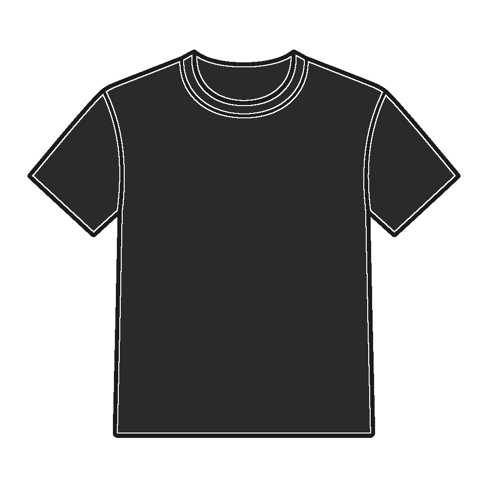 black T-shirt