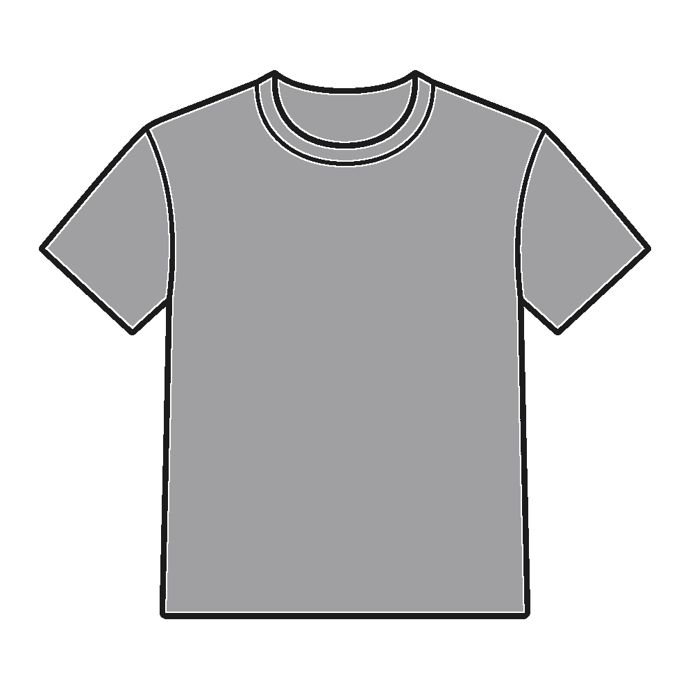 grey T-shirt